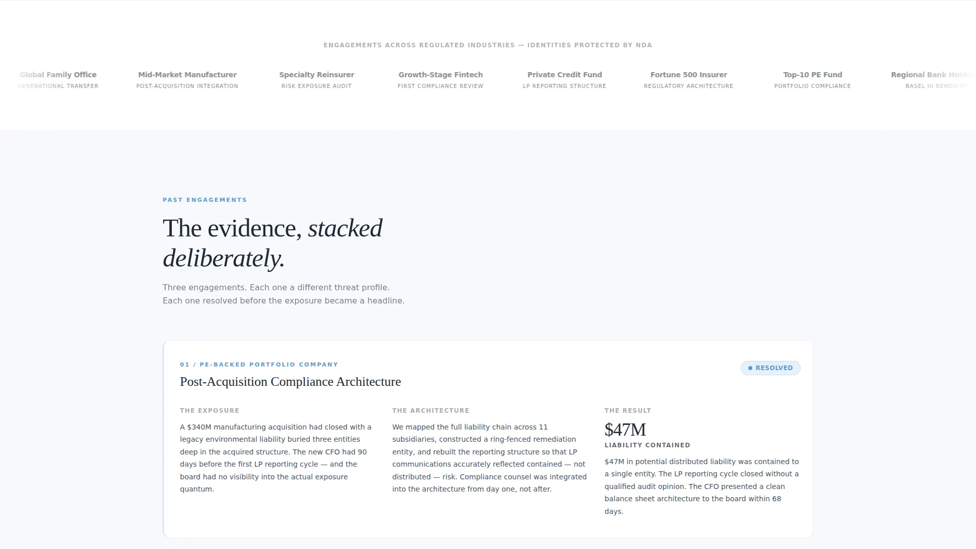 Financial Services Consulting Booking Website Template