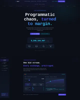 Adtech Landing Page Template for Enterprise Platforms