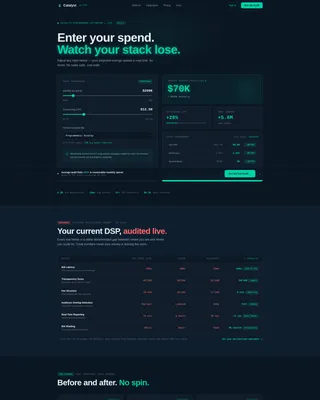 AdTech Startup Cost Calculator Website Template