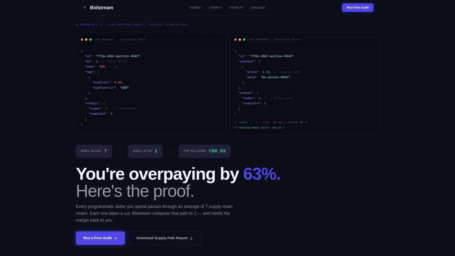 Adtech Pre-Seed Startup Landing Page Template