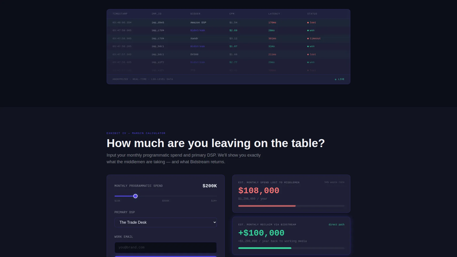 Adtech Pre-Seed Startup Landing Page Template