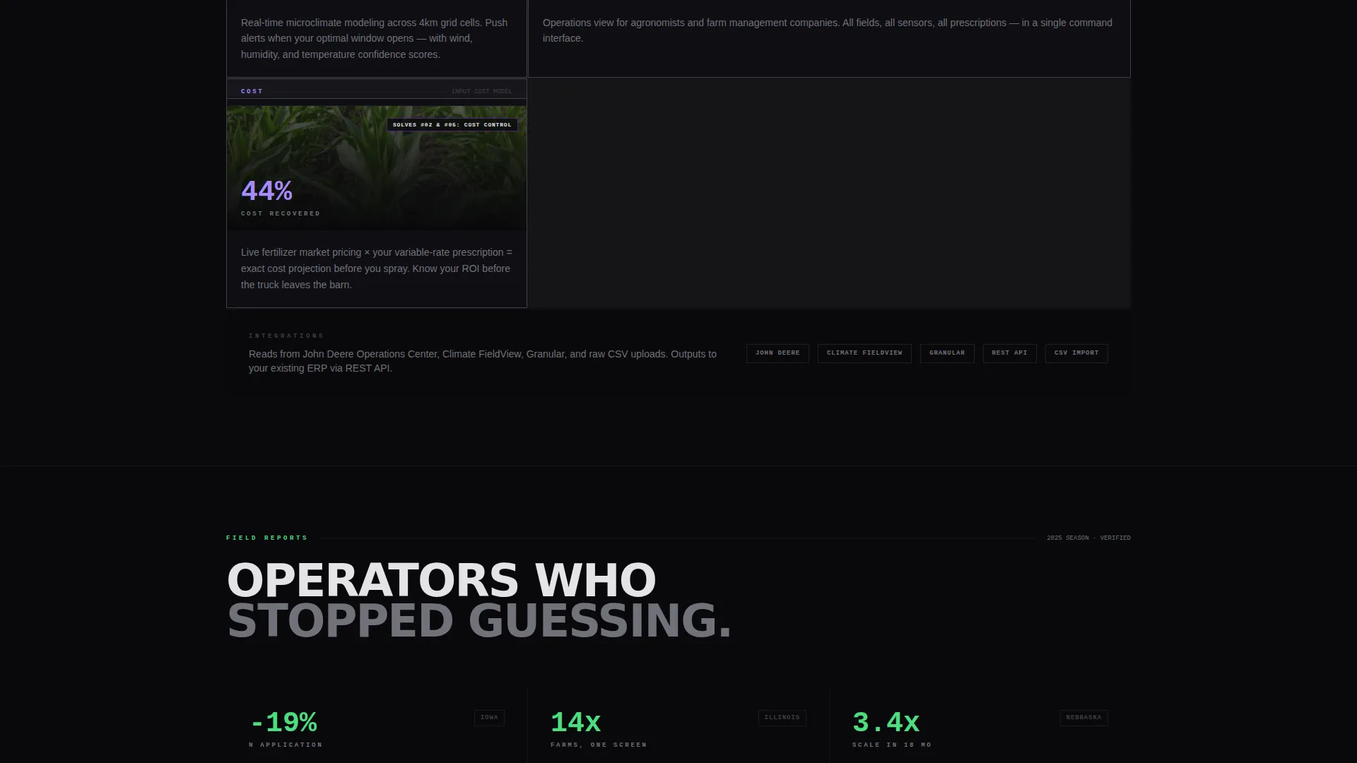 AgTech Startup Professional Website Template