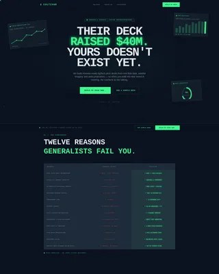 AgTech Pitch Deck Landing Page Template