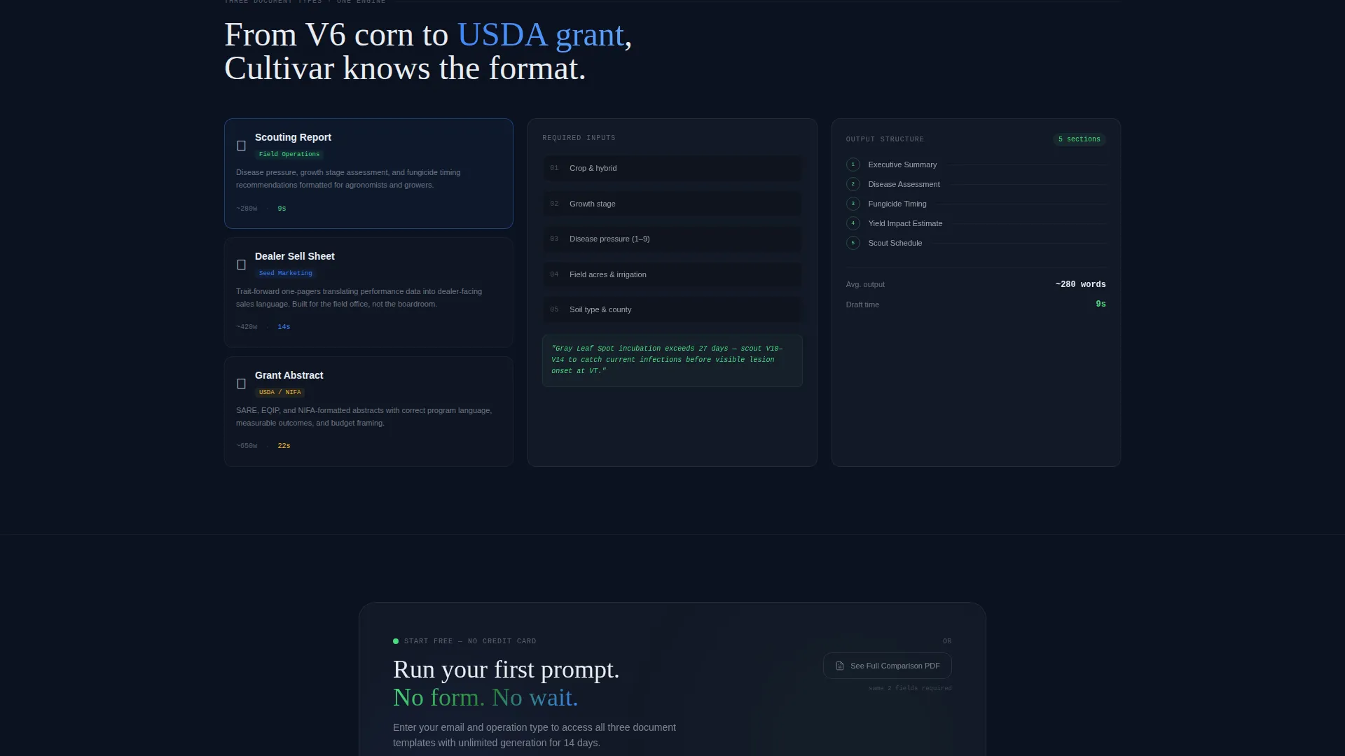 Farm Tech Landing Page Template