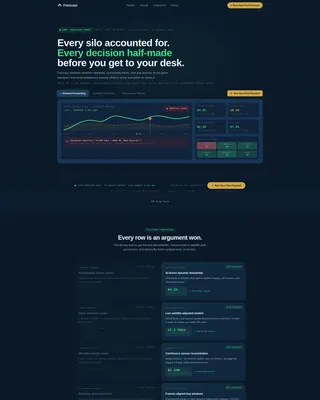 Agriculture AI Inventory Forecasting Landing Page
