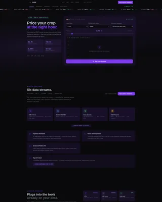 AI for Agriculture Pricing Website Template