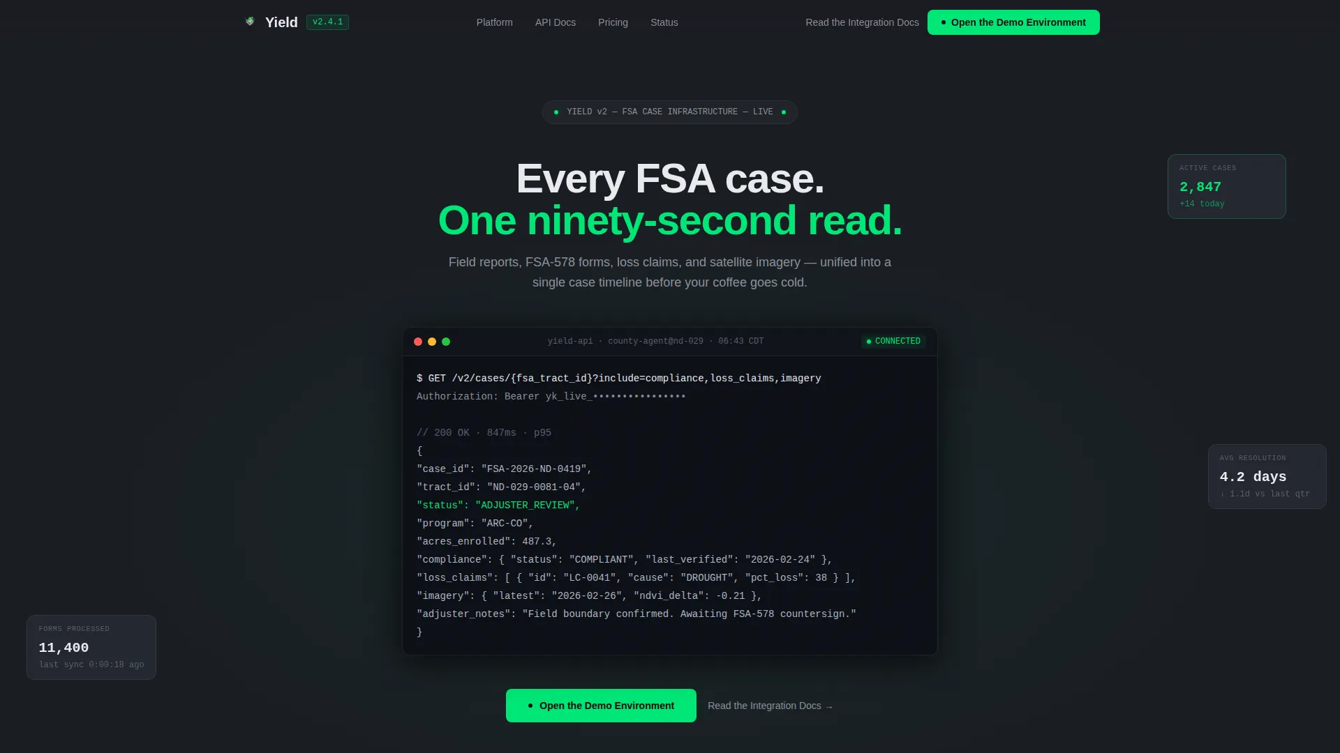 Agriculture Software Specialist Professional Website Template
