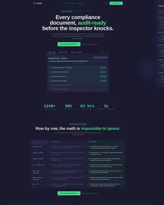 Agriculture Software Privacy Policy Website Template