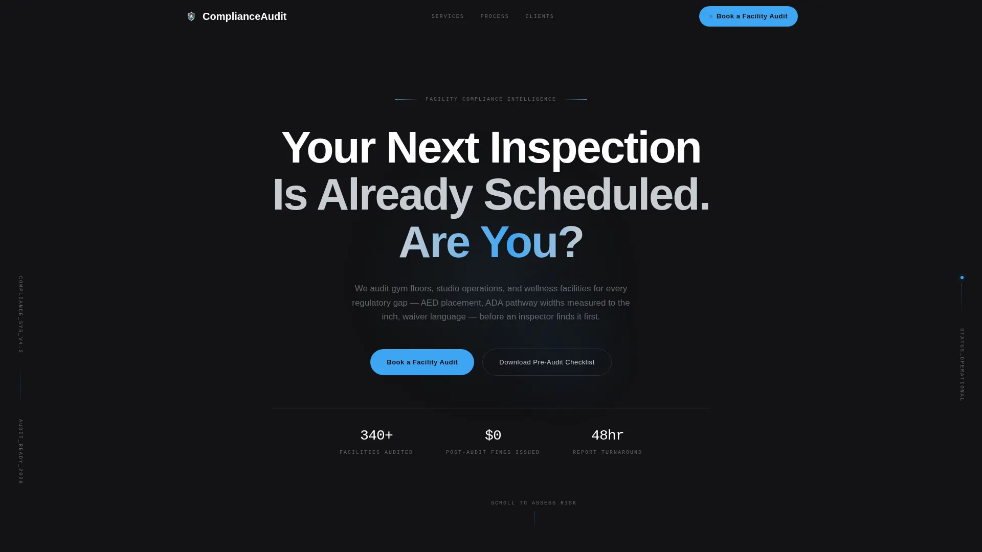Fitness Consulting Booking Website Template