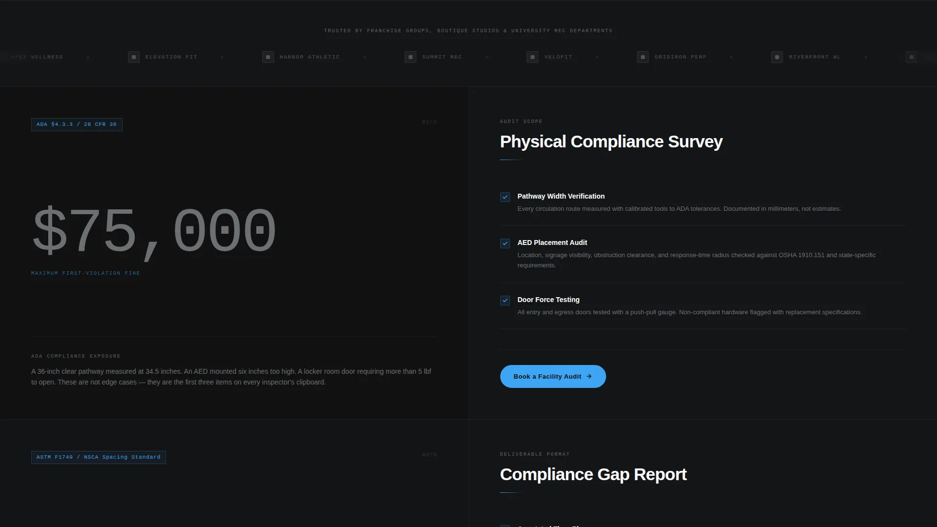 Fitness Consulting Booking Website Template