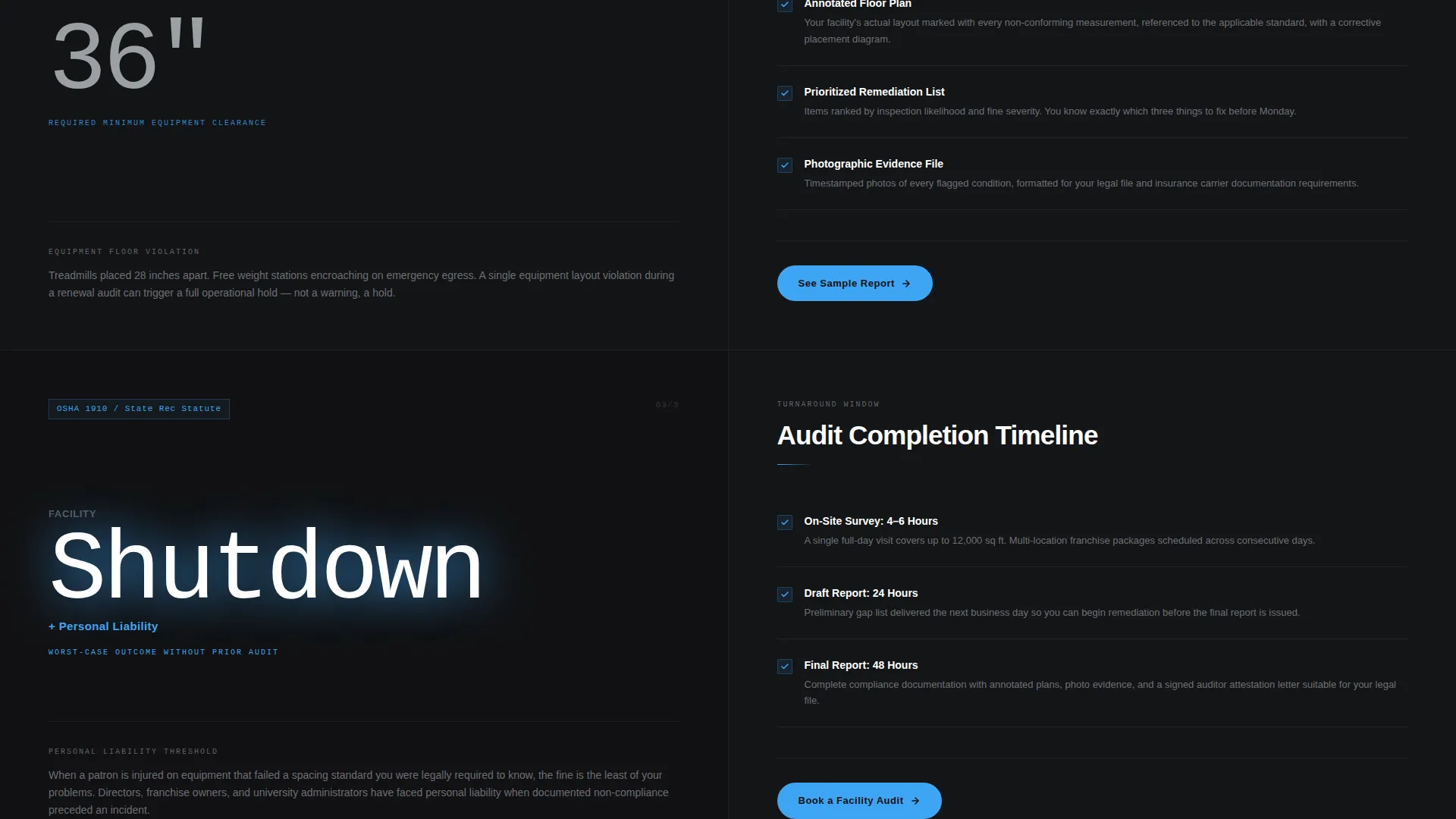 Fitness Consulting Booking Website Template