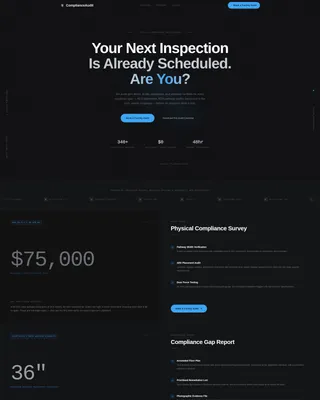 Fitness Consulting Booking Website Template