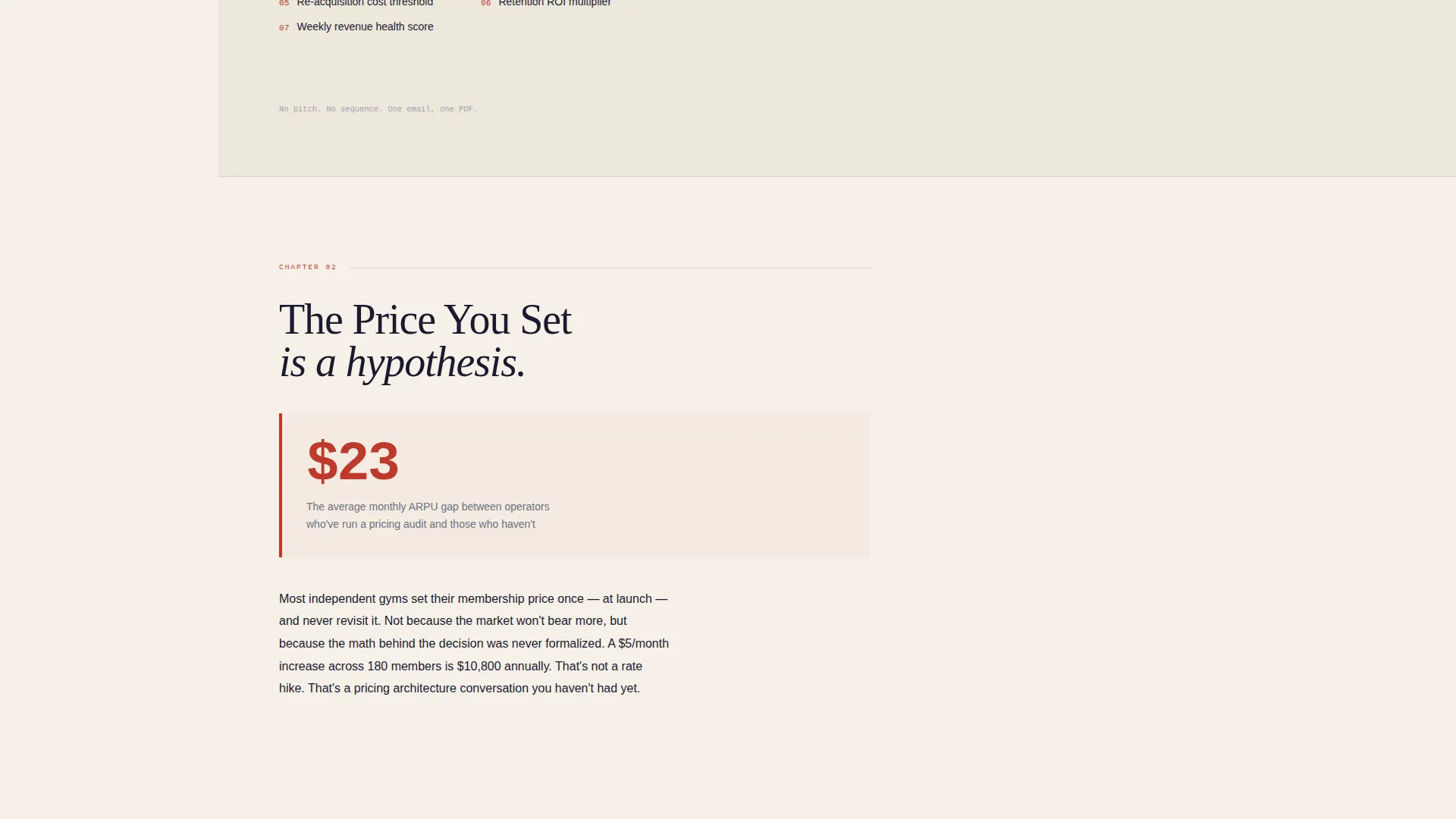 Fitness Consulting Pricing Website Template