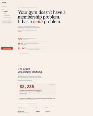Fitness Consulting Pricing Website Template