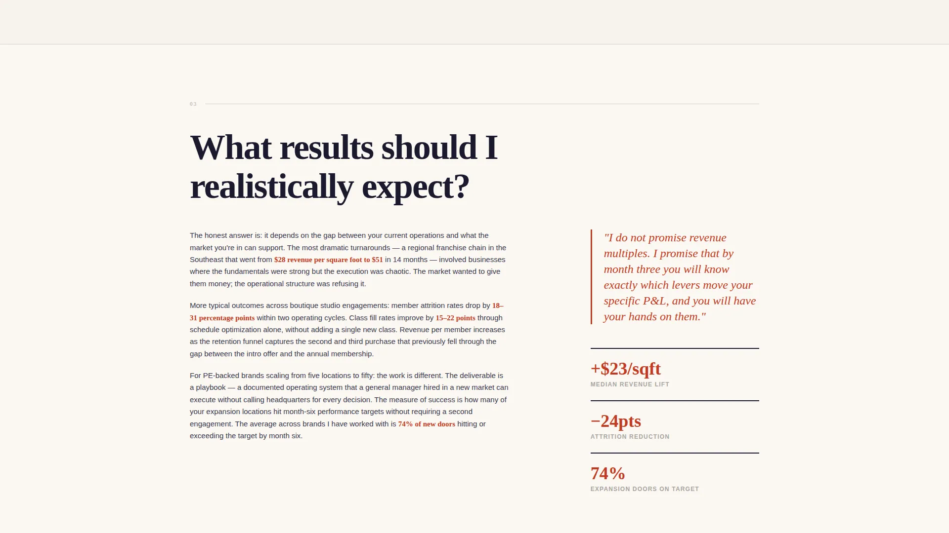 Fitness Consulting FAQ Website Template