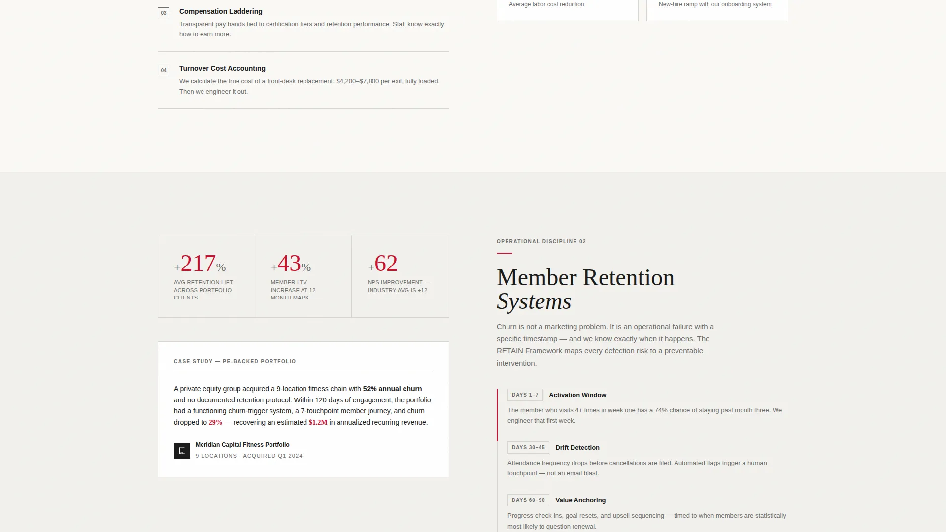 Fitness Consulting Professional Website Template