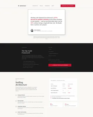 Fitness Consulting Professional Website Template