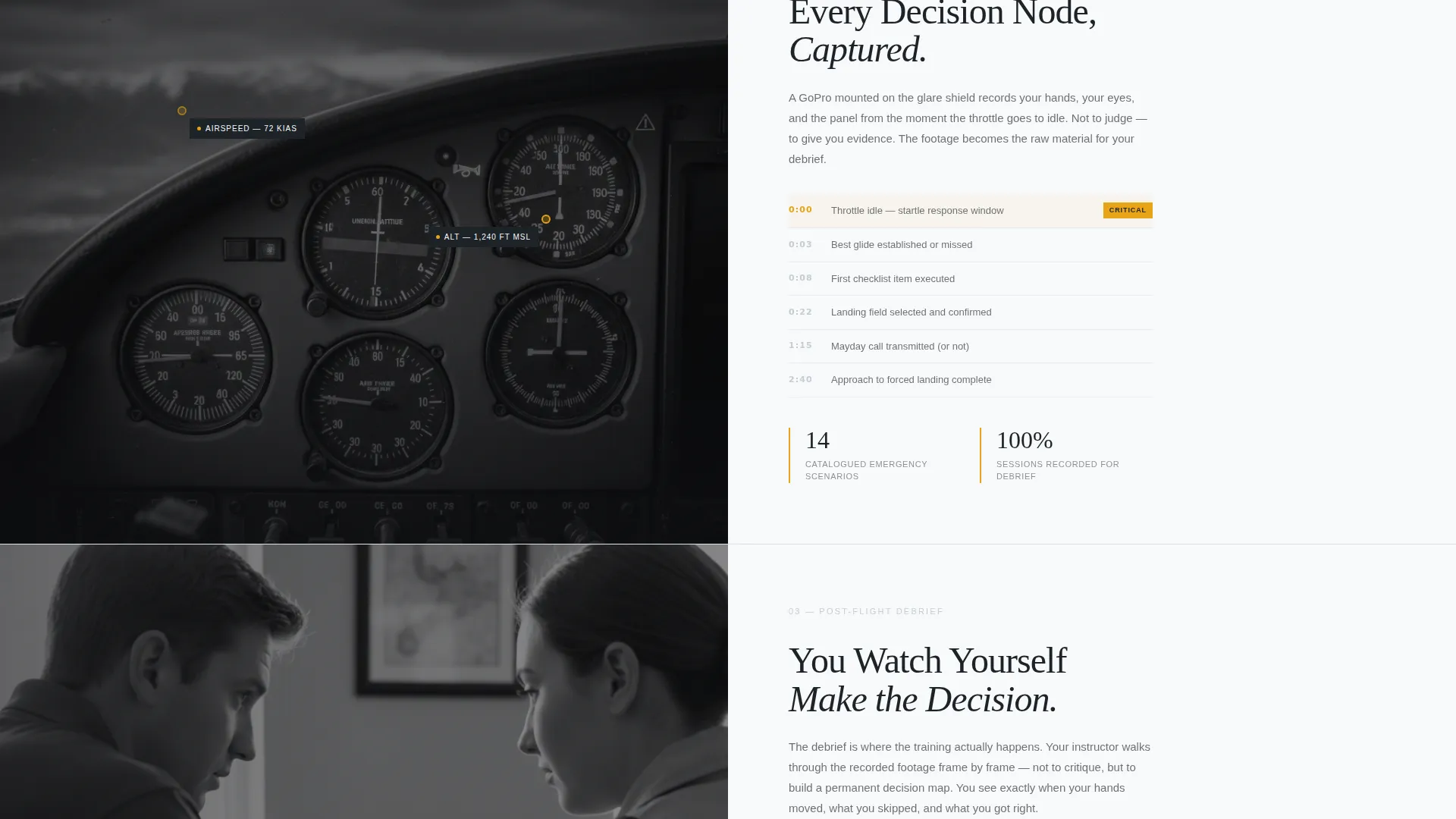 Flight School Marketing Specialist Booking Website Template