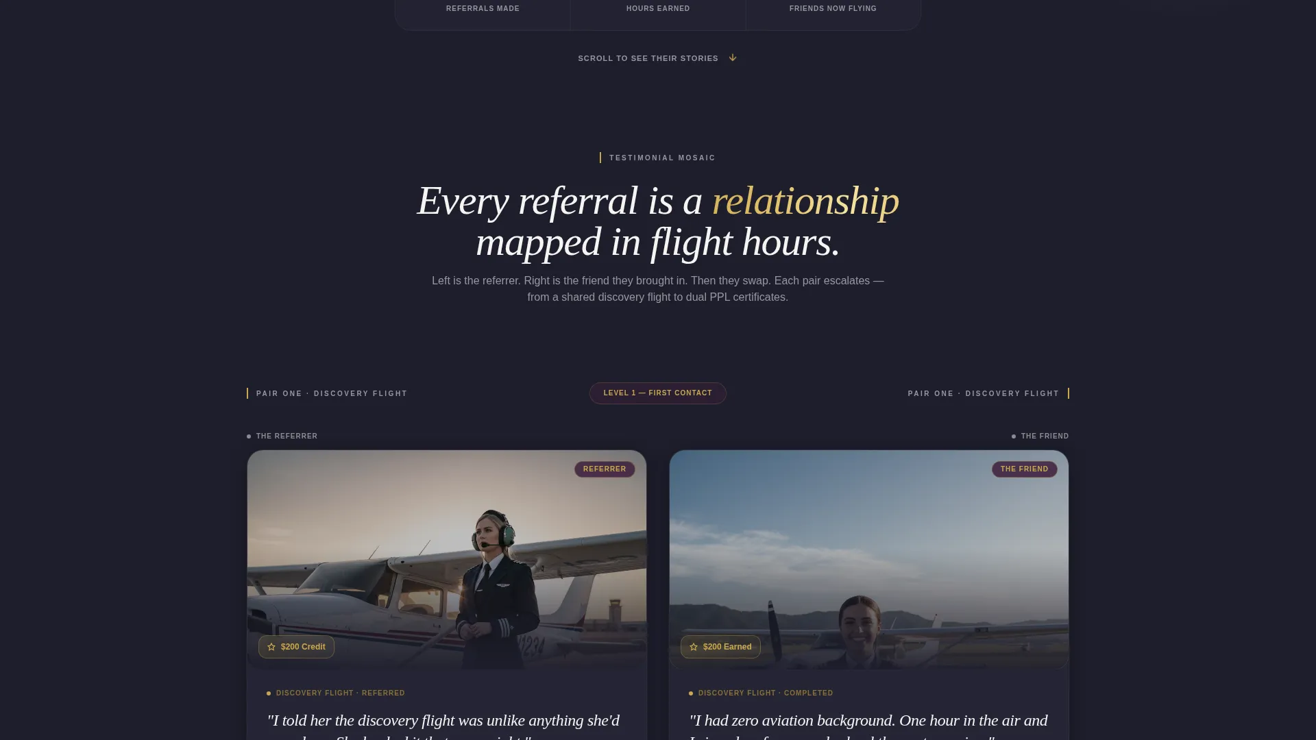 Flight School Marketing Booking Website Template