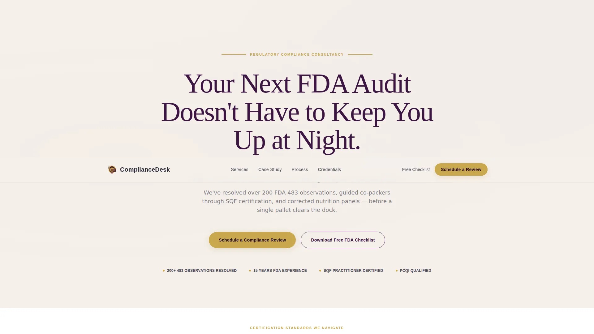 Food & Beverage Consulting Directory Website Template