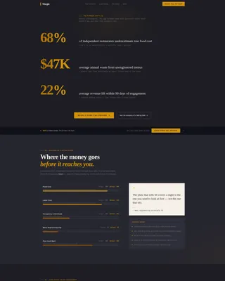 Food & Beverage Consulting Booking Website Template