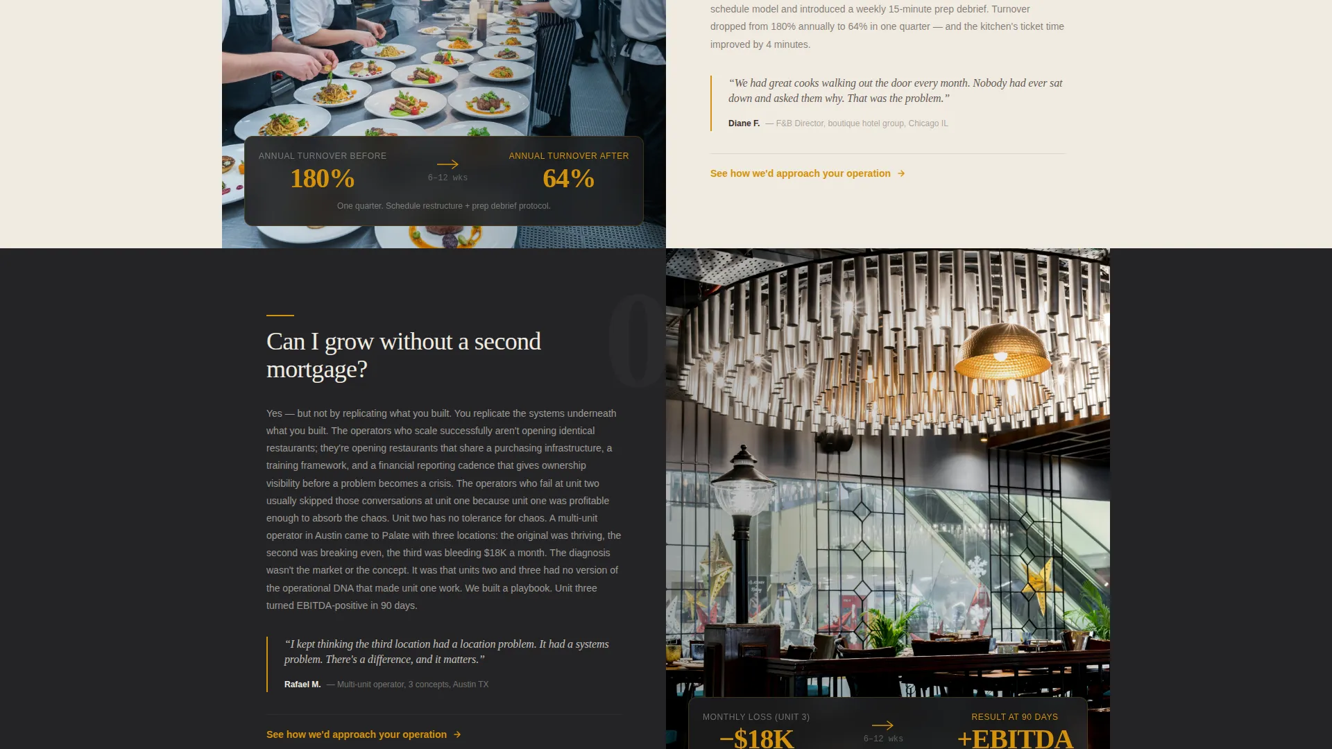 Food & Beverage Consulting FAQ Website Template