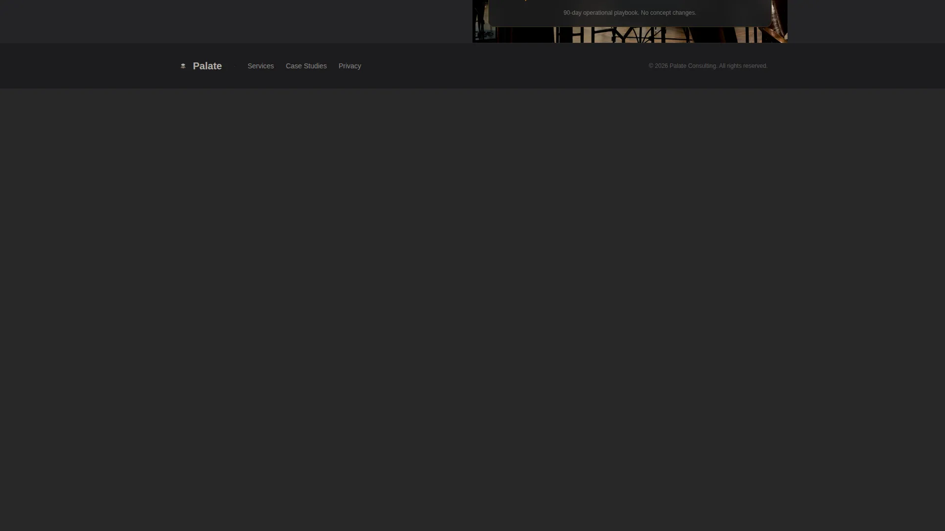 Food & Beverage Consulting FAQ Website Template