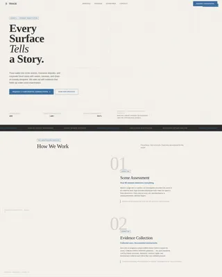 Private Investigation Blog Website Template