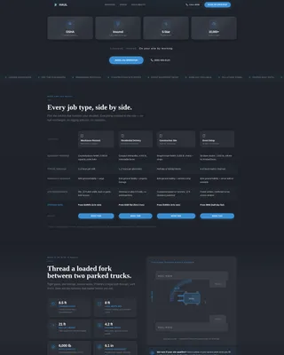 Forklift Operator Booking Website Template
