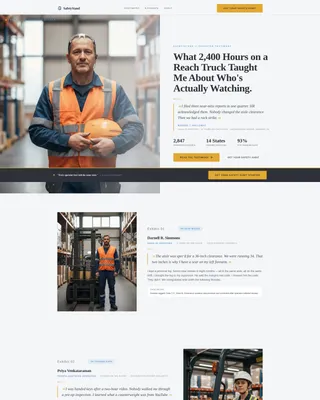 Forklift Operator Specialist Reviews Website Template