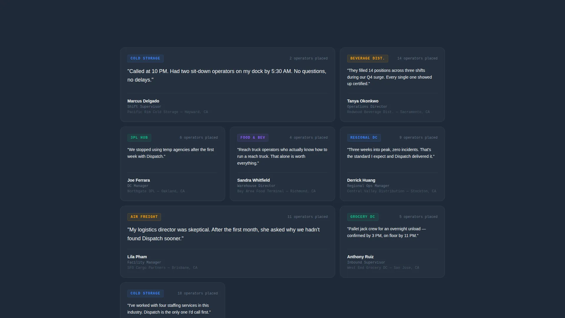 Forklift Operator Reviews Website Template