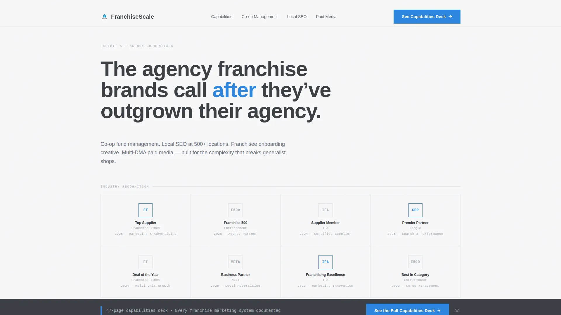Franchise Consulting Complete Booking Website Template