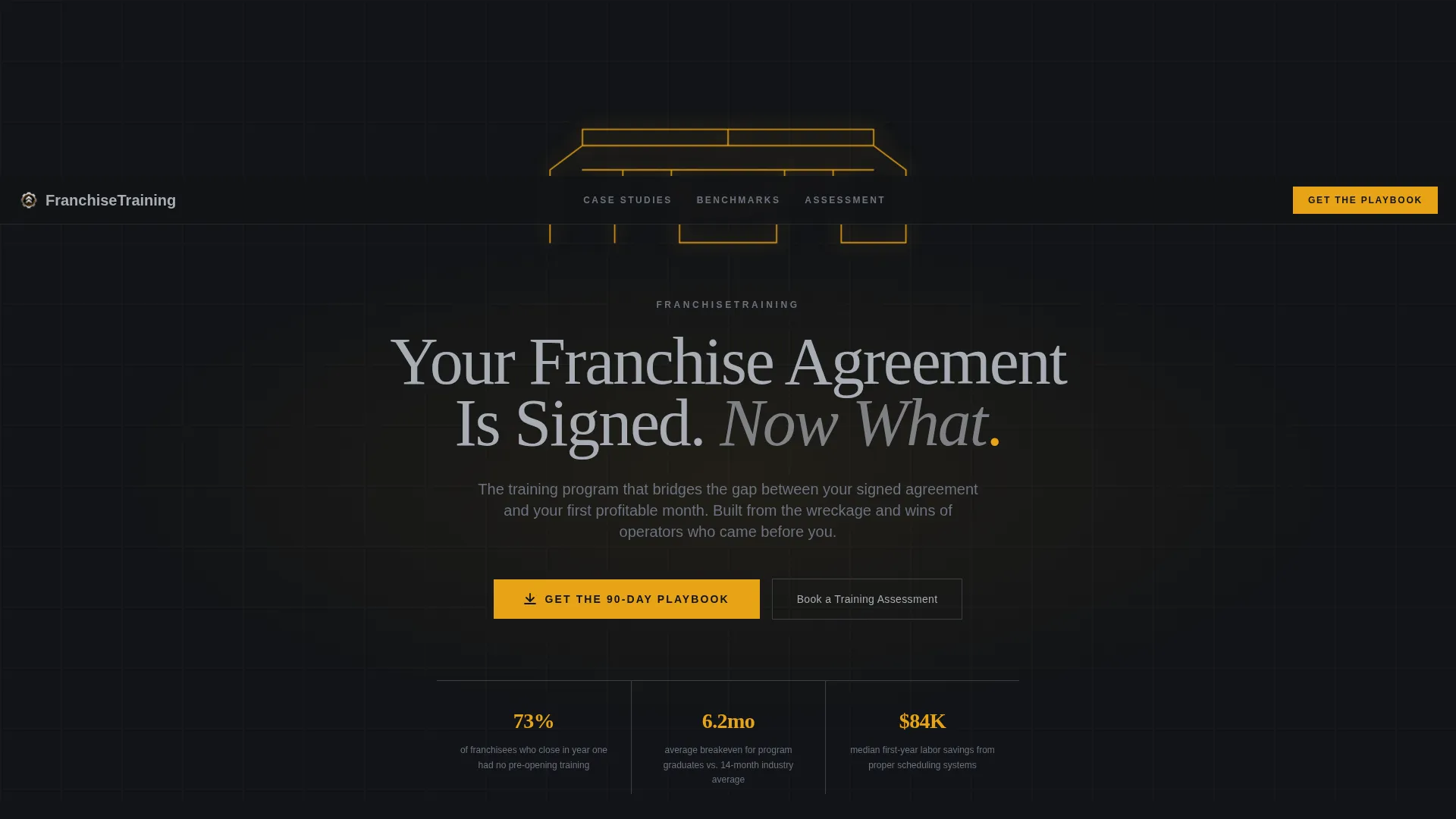 Franchise Consulting Portfolio Website Template