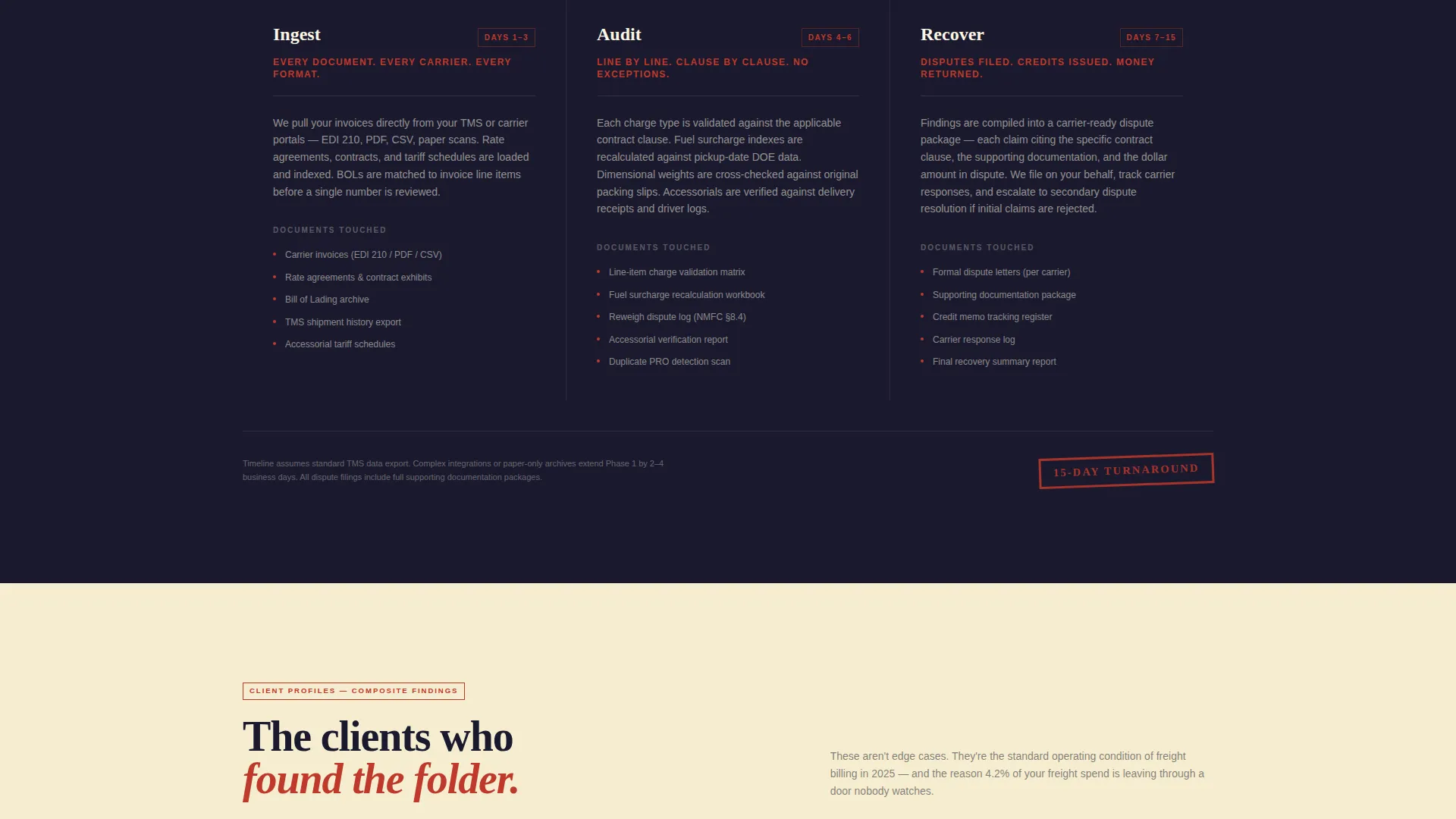 Supply Chain & Procurement Booking Website Template