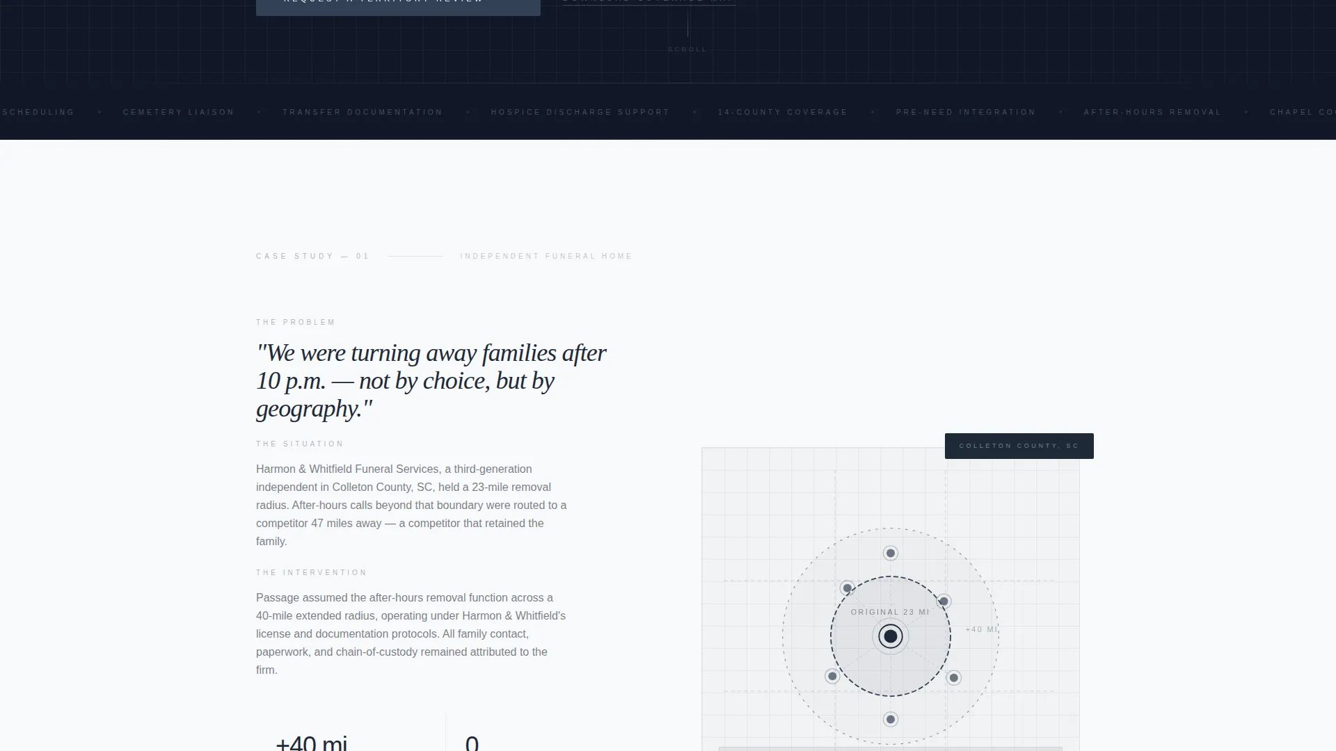 Compassionate Funeral Services Landing Page Template