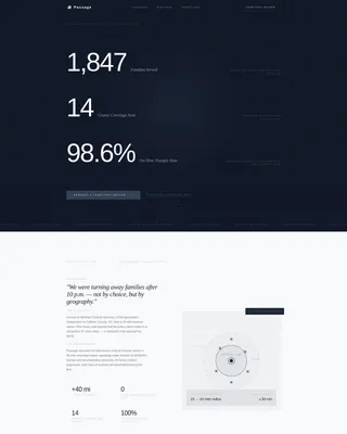Compassionate Funeral Services Landing Page Template