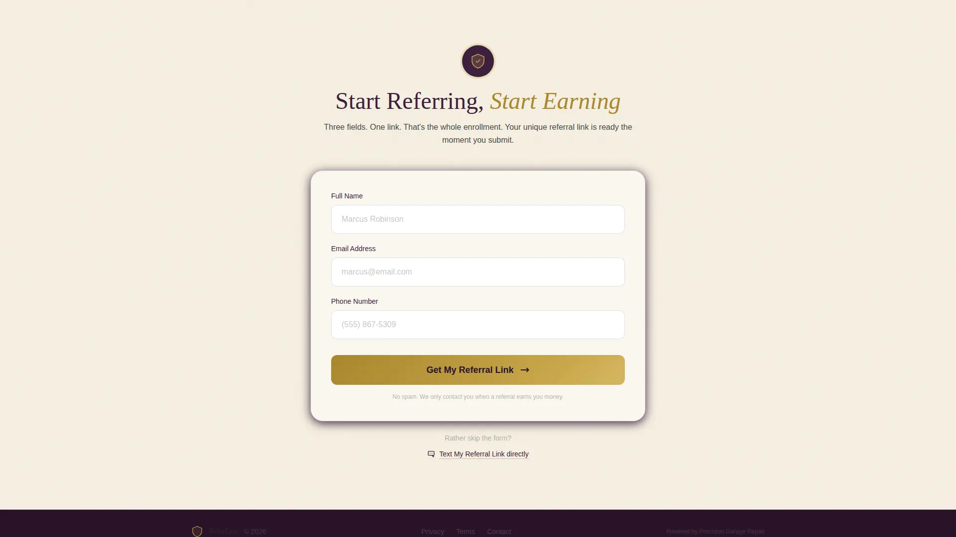 Garage Door Repair Marketing Reviews Website Template