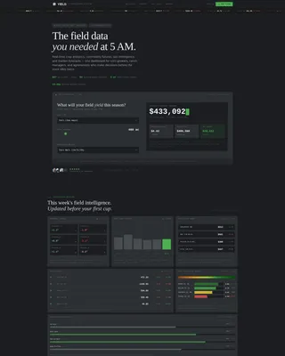 Agriculture Digital Presence Pricing Website Template