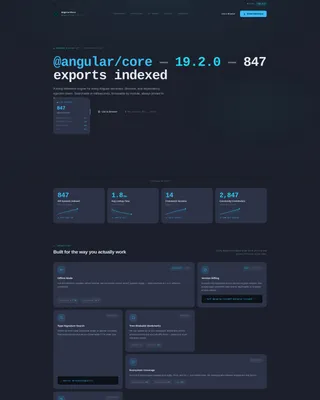 Developer Documentation Specialist Professional Website Template