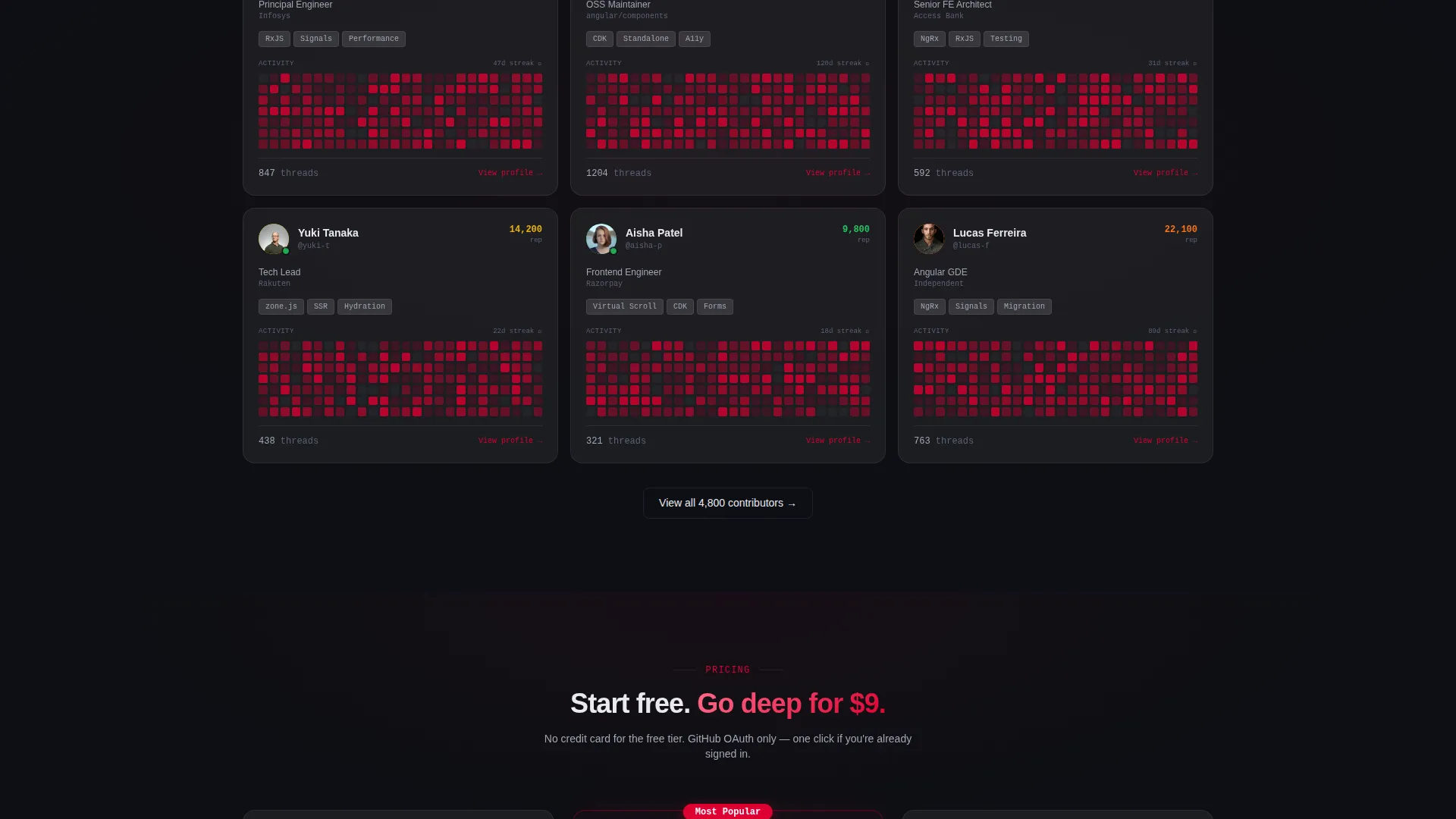 Developer Documentation Reviews Website Template