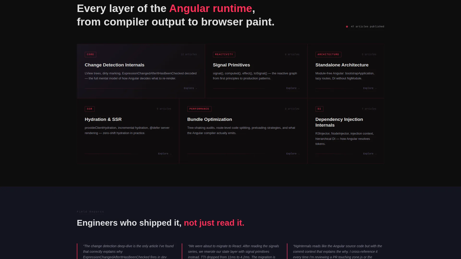 Developer Documentation Blog Website Template