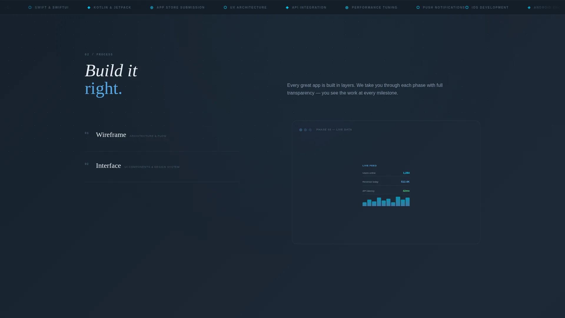 App Development Agency Landing Page Template