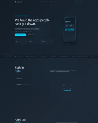 App Development Agency Landing Page Template