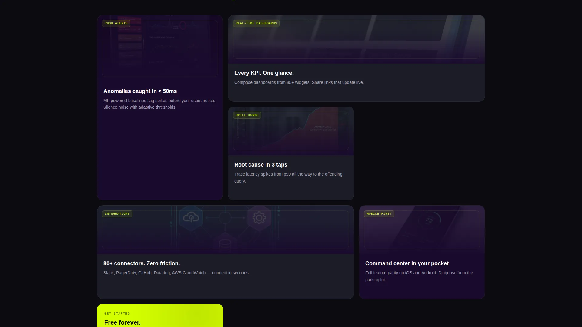 Bento Grid App Landing Page Template