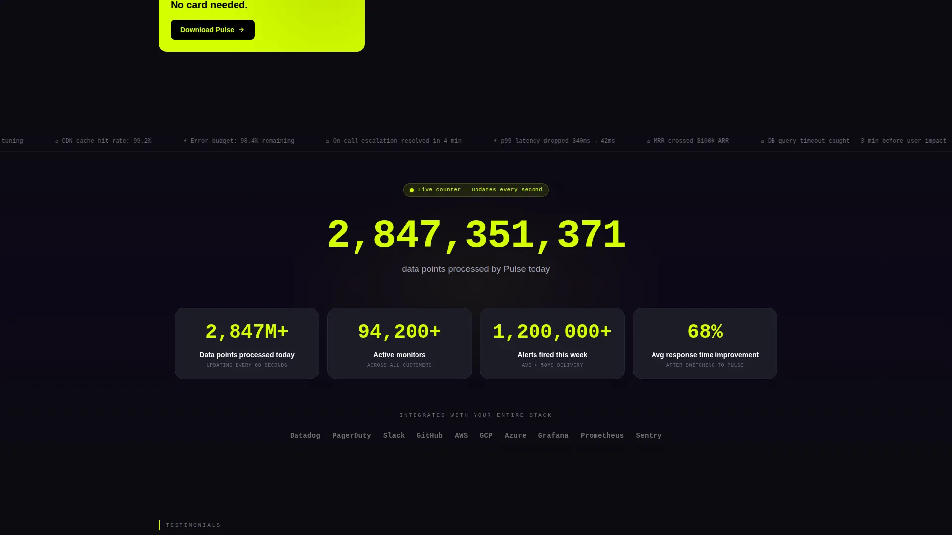 Bento Grid App Landing Page Template