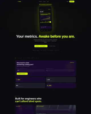 Bento Grid App Landing Page Template