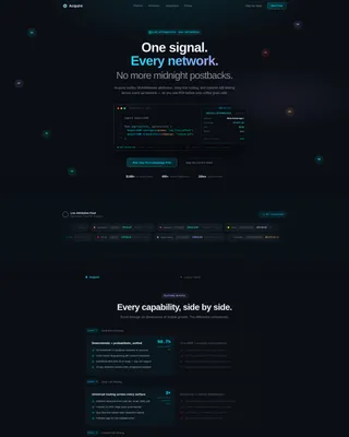 App Marketing Platform Landing Page Template