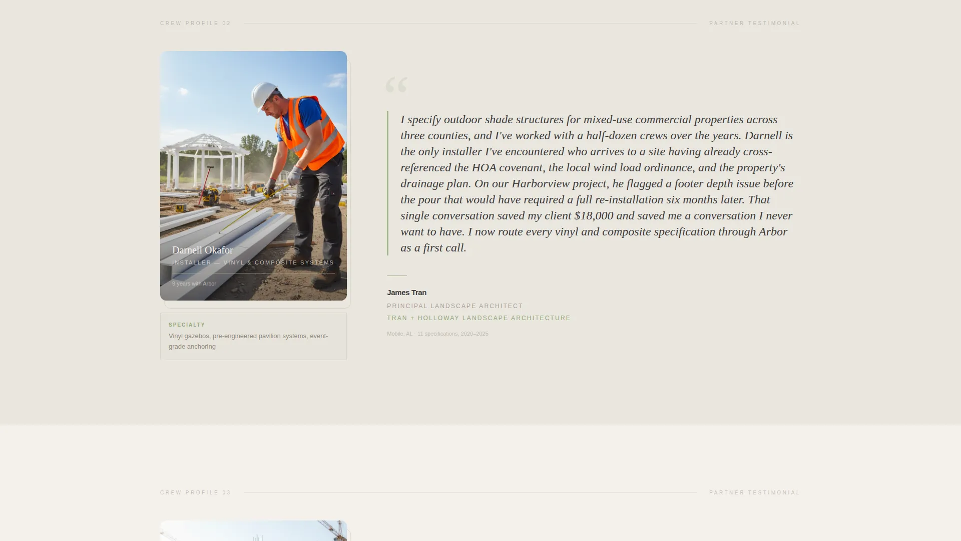 Pergola Builder Review & Referral Partner Landing Page