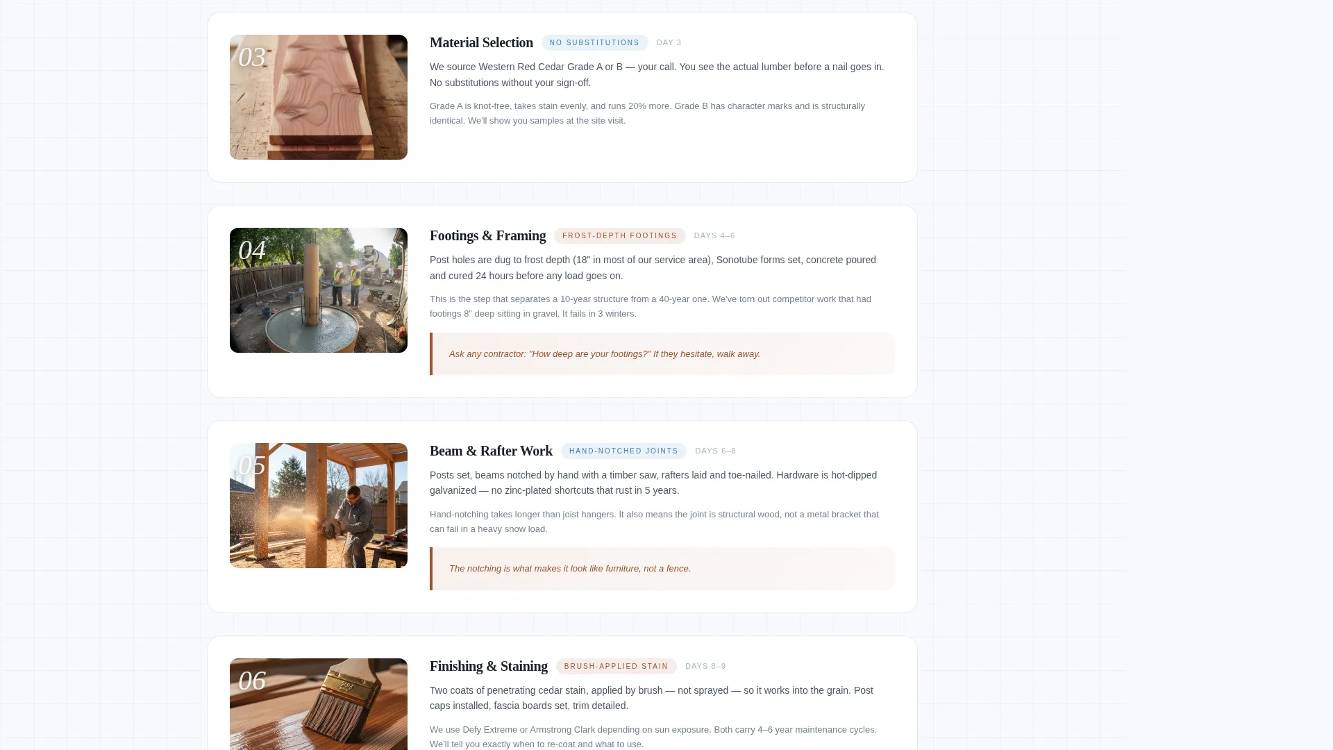 Gazebo & Pergola Builder Business Education Website Template
