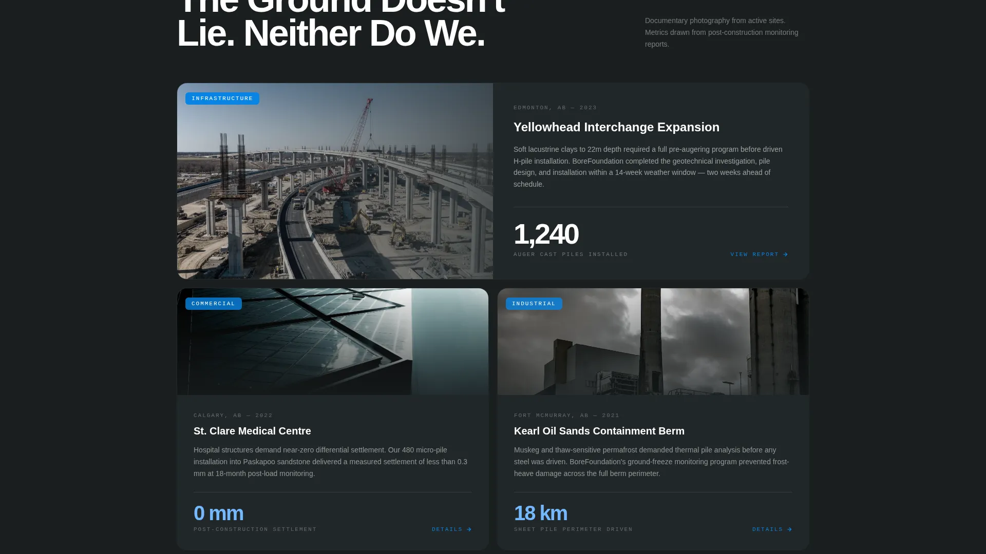 Geotechnical Engineering Landing Page Template